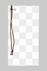 Price tag png transparent mockup