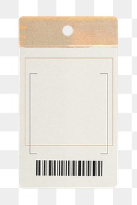 Label tag png sticker, transparent background