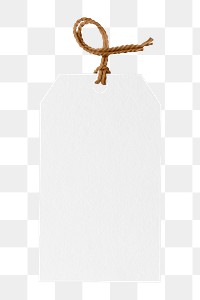 Clothing tag png sticker, transparent background