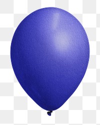 PNG Purple balloon, party decor element, transparent background