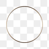 3D circle png frame, transparent background