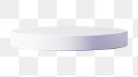 Pastel purple podium png  sticker, transparent background