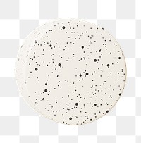 Terrazzo cylinder shape png sticker, 3D element, transparent background