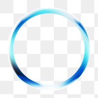 Futuristic circle png element, transparent background