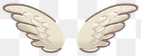 Fairy wings png sticker, transparent background