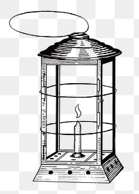 Miner's lantern mockup png on transparent background, remixed by rawpixel