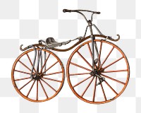 Bicycle png on transparent background, remixed by rawpixel