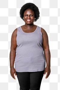 African woman png sticker, transparent background