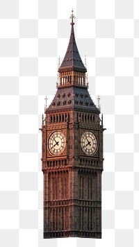 Big Ben png London  sticker, transparent background