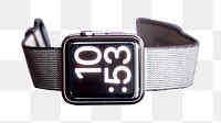 Smartwatch png sticker, transparent background