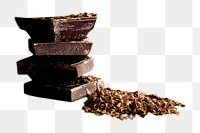 Chocolate stack png sticker, transparent background