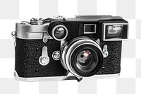 Vintage camera png sticker, transparent background