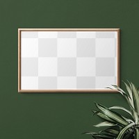 Photo frame png transparent mockup, wall decoration