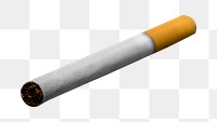 Cigarette png smoking sticker, transparent background