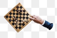 Png chess business strategy sticker isolated image, transparent background