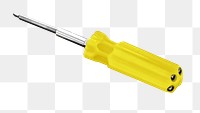 Screwdriver png, isolated object, transparent background