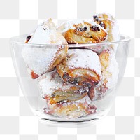 Pastry bowl png, food element, transparent background