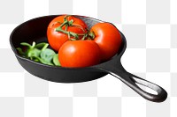 Tomato png collage element on transparent background