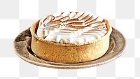 Pie png collage element on transparent background