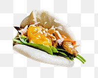 Bao buns png, healthy food, transparent background