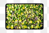 Brussels sprouts png collage element, transparent background