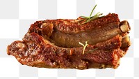 Steak png collage element, transparent background