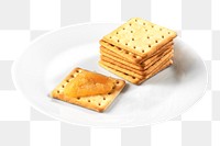 Biscuit png collage element on transparent background