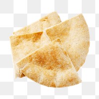 Pita pocket bread png collage element, transparent background