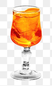 Whiskey glass png, collage element, transparent background