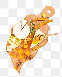 Cheese board png, food element, transparent background