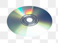 Compact disk png, isolated object, transparent background