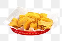 Nachos png collage element, transparent background