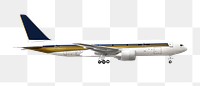 Airplane flying vehicle png, transparent background