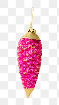 Christmas tree decoration ornament png, transparent background