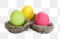 Easter egg png collage element, transparent background