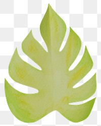 PNG orange leaf, paper craft element, transparent background