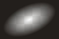 Black gradient png oval, transparent background