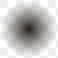 PNG black gradient circle, transparent background
