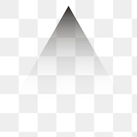 PNG black gradient pyramid, transparent background