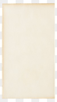 PNG Beige vintage paper , transparent background
