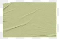 PNG Olive green wrinkled paper, transparent background