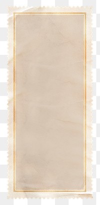 PNG Stamp paper, rectangle shape, transparent background