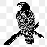 Eagle bird animal png clipart, transparent background. Free public domain CC0 image.