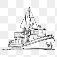 Ship  png clipart, transparent background. Free public domain CC0 image.