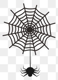 Spider web png clipart, transparent background. Free public domain CC0 image.