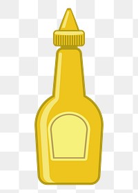 Sauce bottle png sticker, transparent background. Free public domain CC0 image.