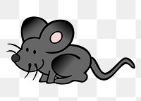 Mouse png sticker, transparent background. Free public domain CC0 image.