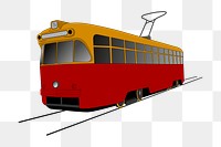 Train png sticker, transparent background. Free public domain CC0 image.