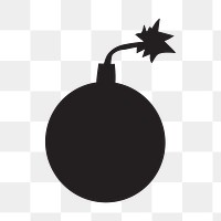 Bomb png sticker, transparent background. Free public domain CC0 image.