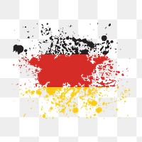 Germany flag png sticker, transparent background. Free public domain CC0 image.